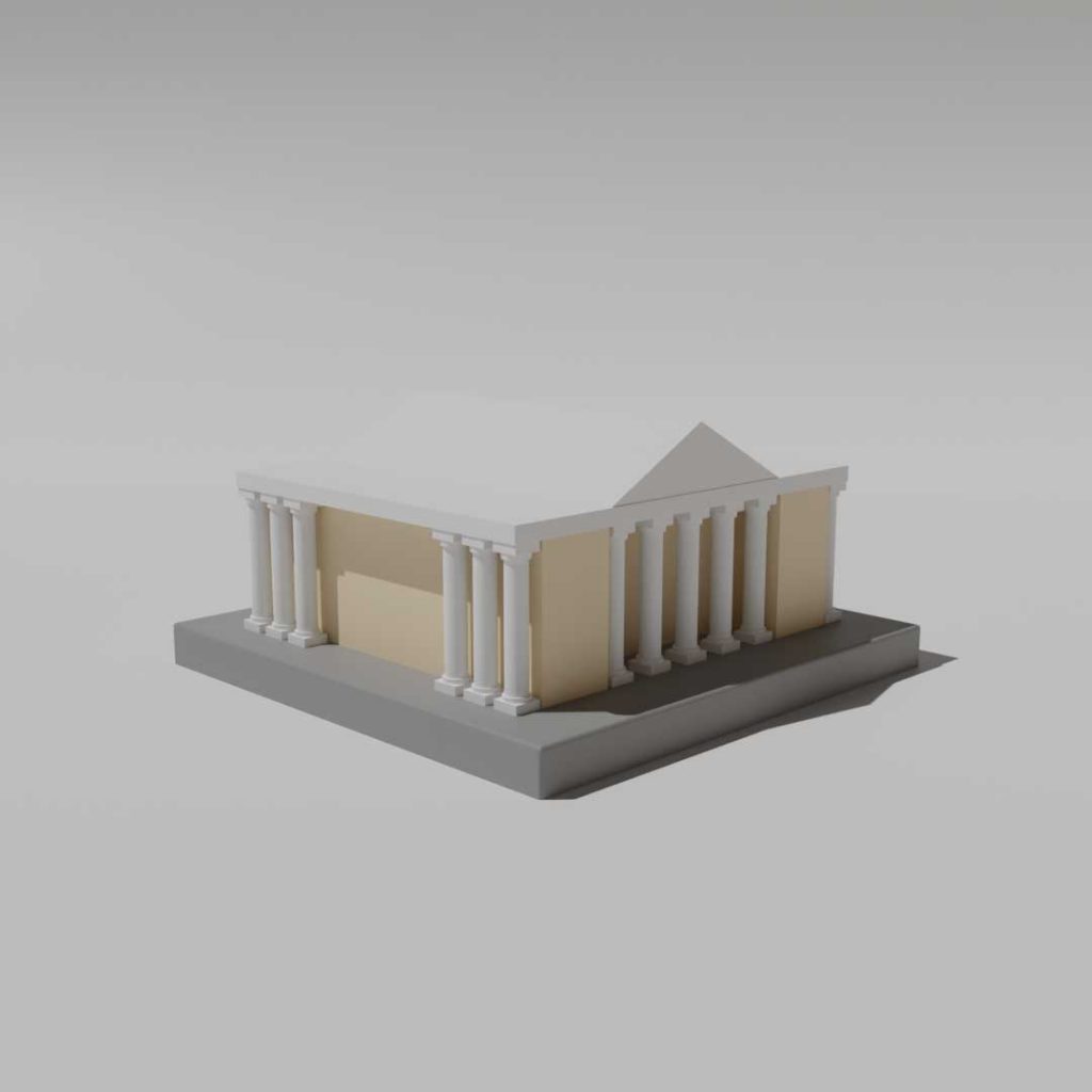 Дворец культуры Сергиев Посад 3D модель