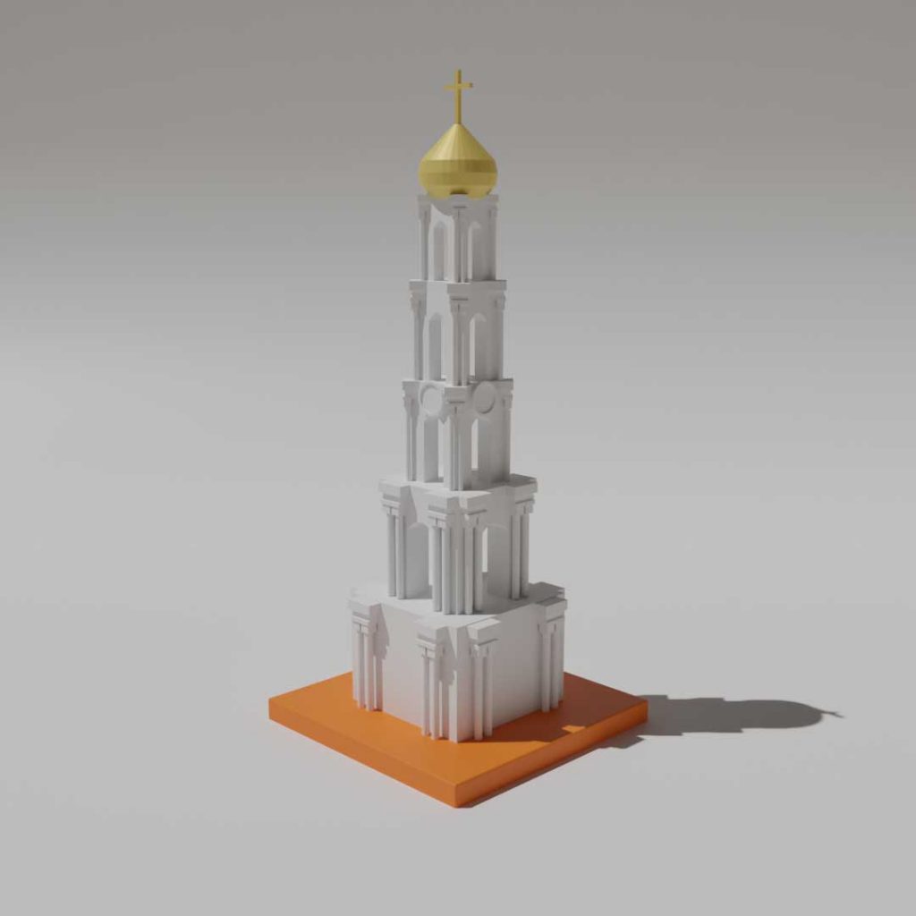 Лавра Сергиев Посад 3D модель
